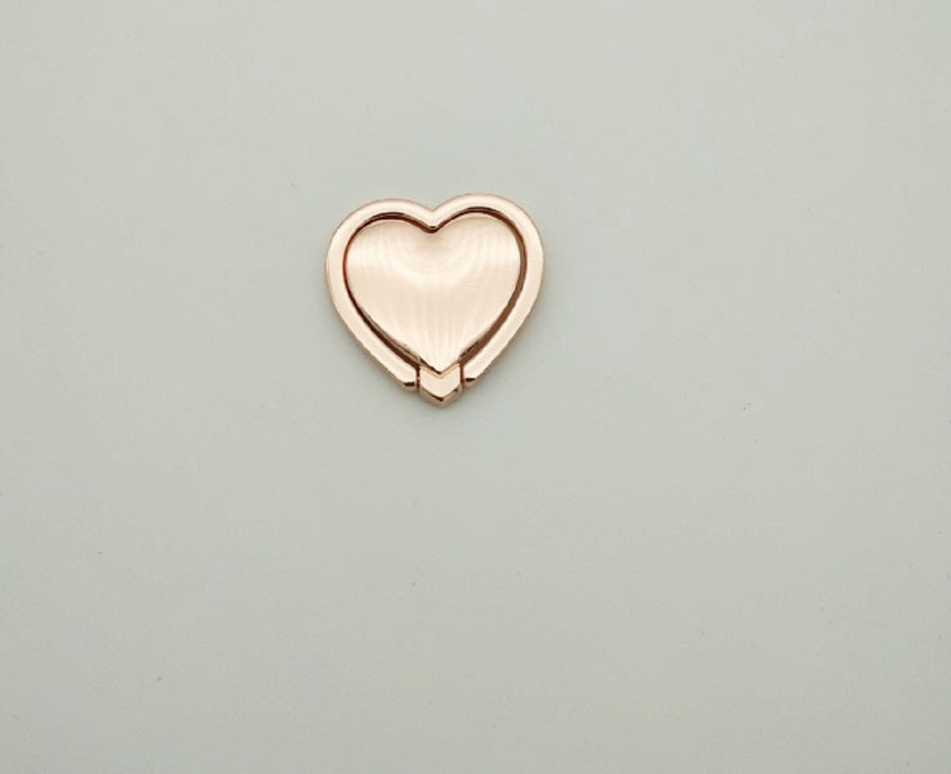Ring Holder Gold Heart Shape